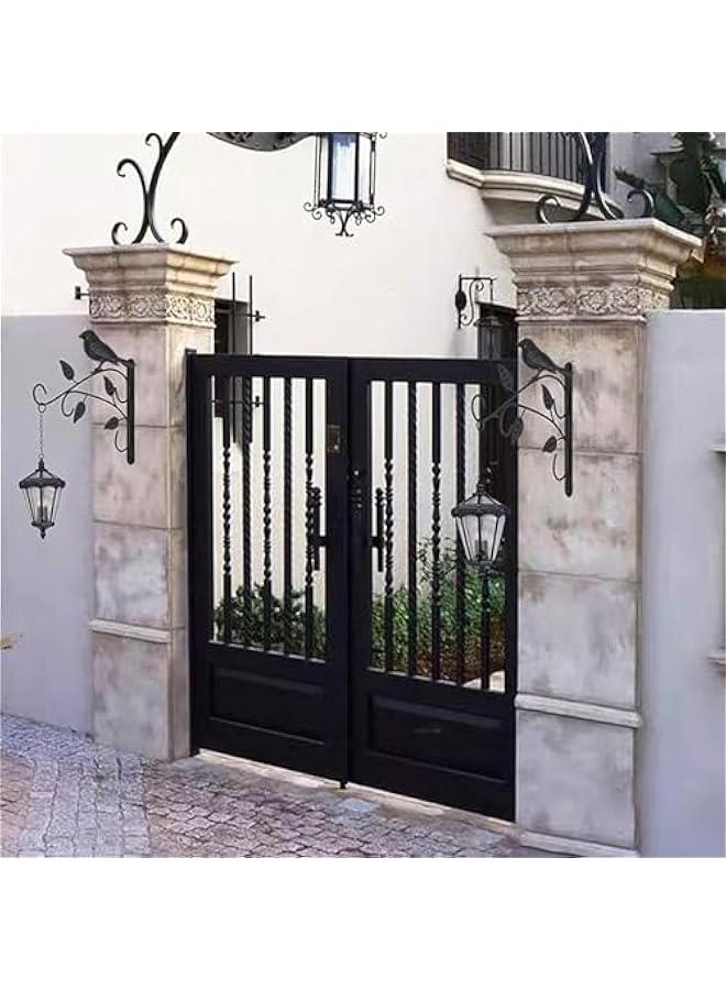 HOOKOR 2Pcs Hanging Basket Hooks Outdoor,12 Inch Plant Hooks for Hanging Baskets Wall-Mounted Gardening Bracket Hook for Bird Feeders, Wind Chimes, Flower Baskets, Lantern,Decorative Plants - Image 4