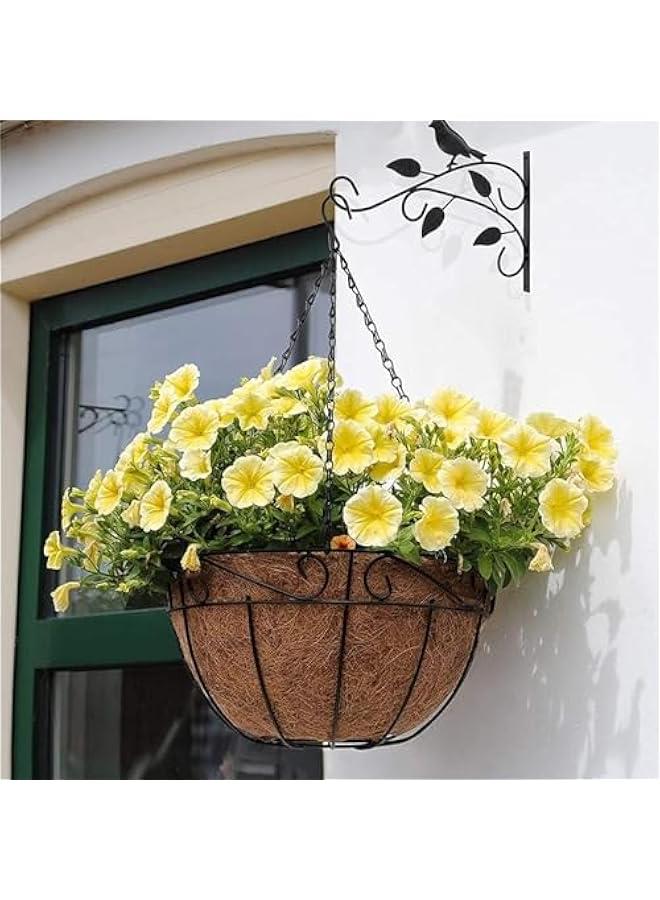 HOOKOR 2Pcs Hanging Basket Hooks Outdoor,12 Inch Plant Hooks for Hanging Baskets Wall-Mounted Gardening Bracket Hook for Bird Feeders, Wind Chimes, Flower Baskets, Lantern,Decorative Plants - Image 5