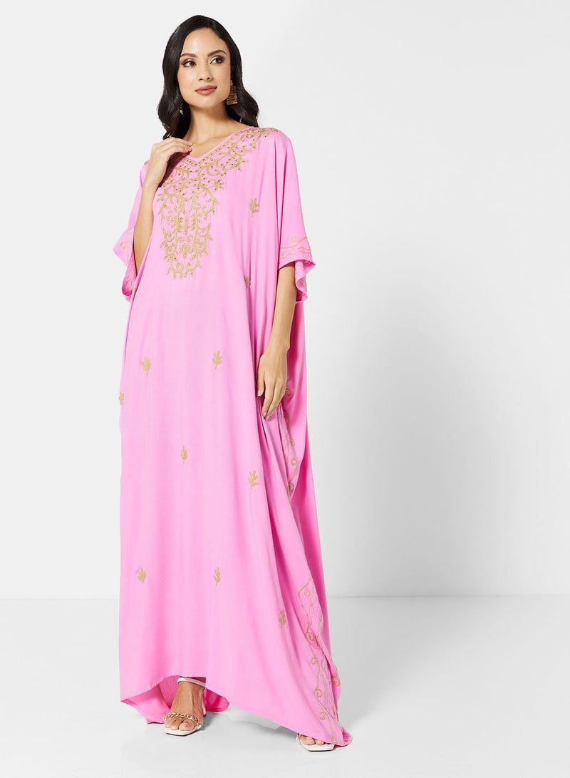 ARABIAN CLOSET EMBROIDERED KAFTAN - Image 4