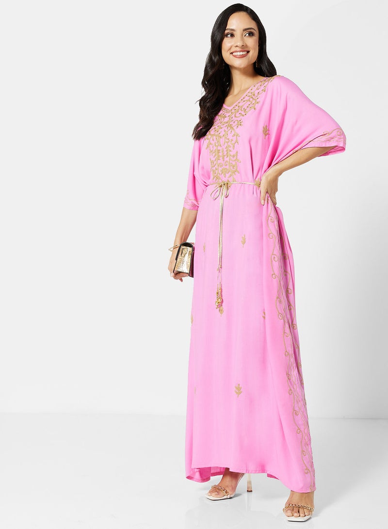 ARABIAN CLOSET EMBROIDERED KAFTAN - Image 5