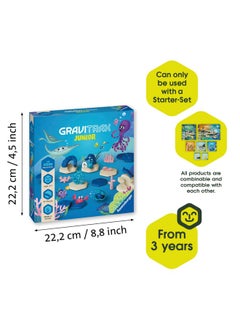 رافنسبورغر Gravitrax Junior Extension Ocean - Marble Run، Stem And Construction Toys للأطفال من سن 3 سنوات فما فوق - هدايا للأطفال  - Image 3