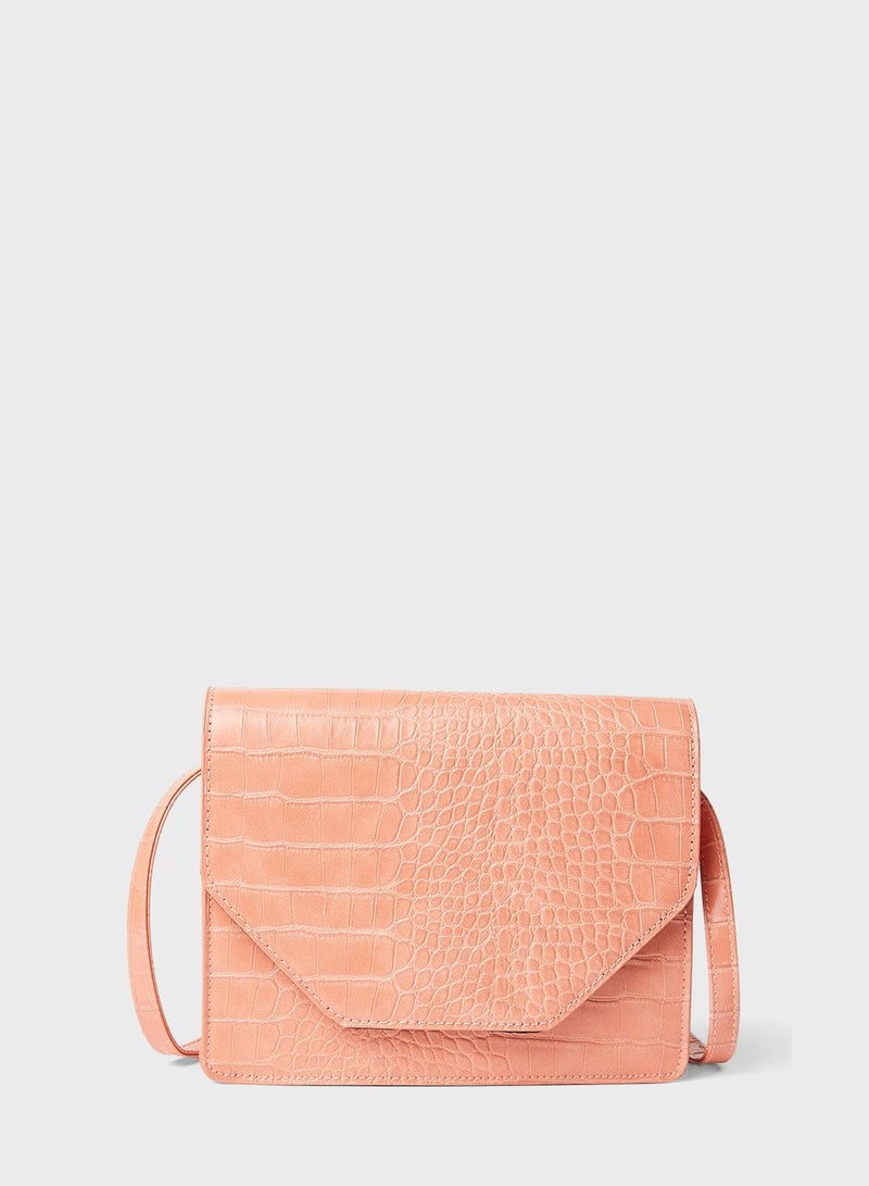 ONLY Una Snake Embossed Crossbody Bag  - Image 1