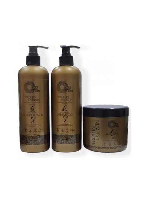 Set shampoo 500ml conditioner 500ml mask 500ml