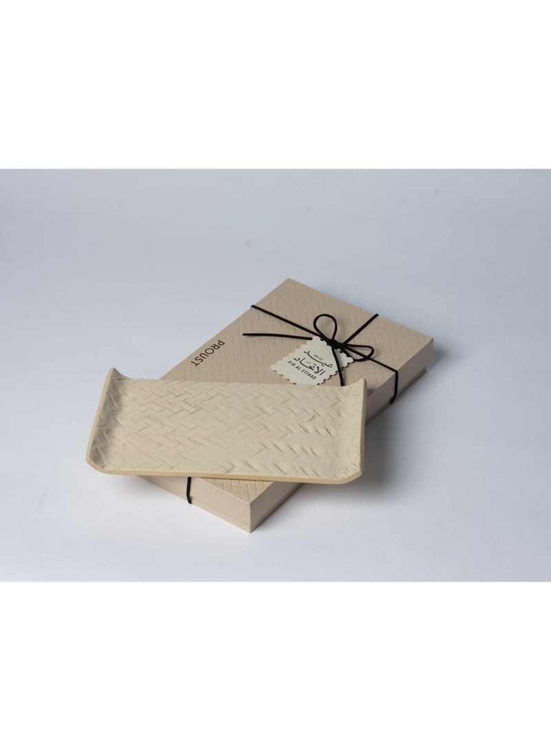 Eid Al Etihad United x Proust- Khoos Tray- Beige