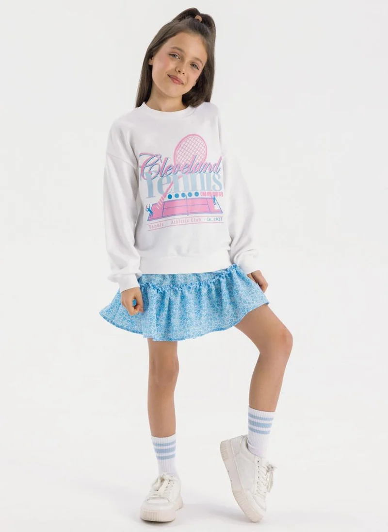 MINOTI Teen Girls Crinkle Layered Skirt