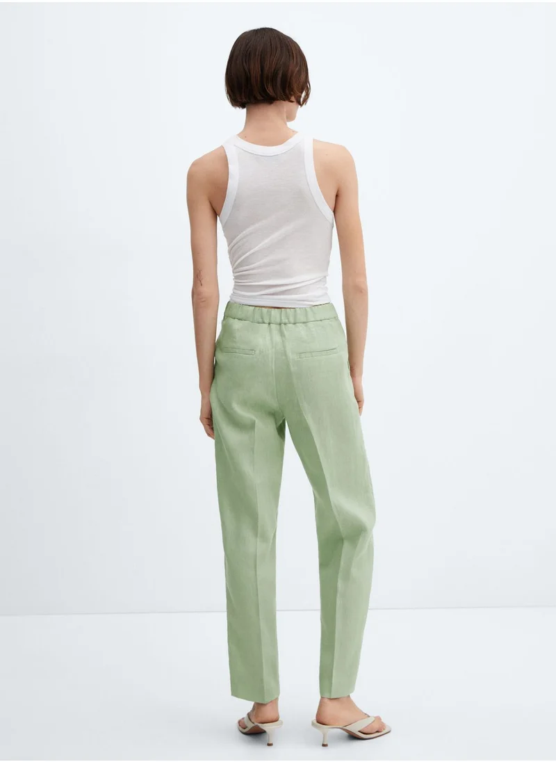 MANGO High Waist Pants