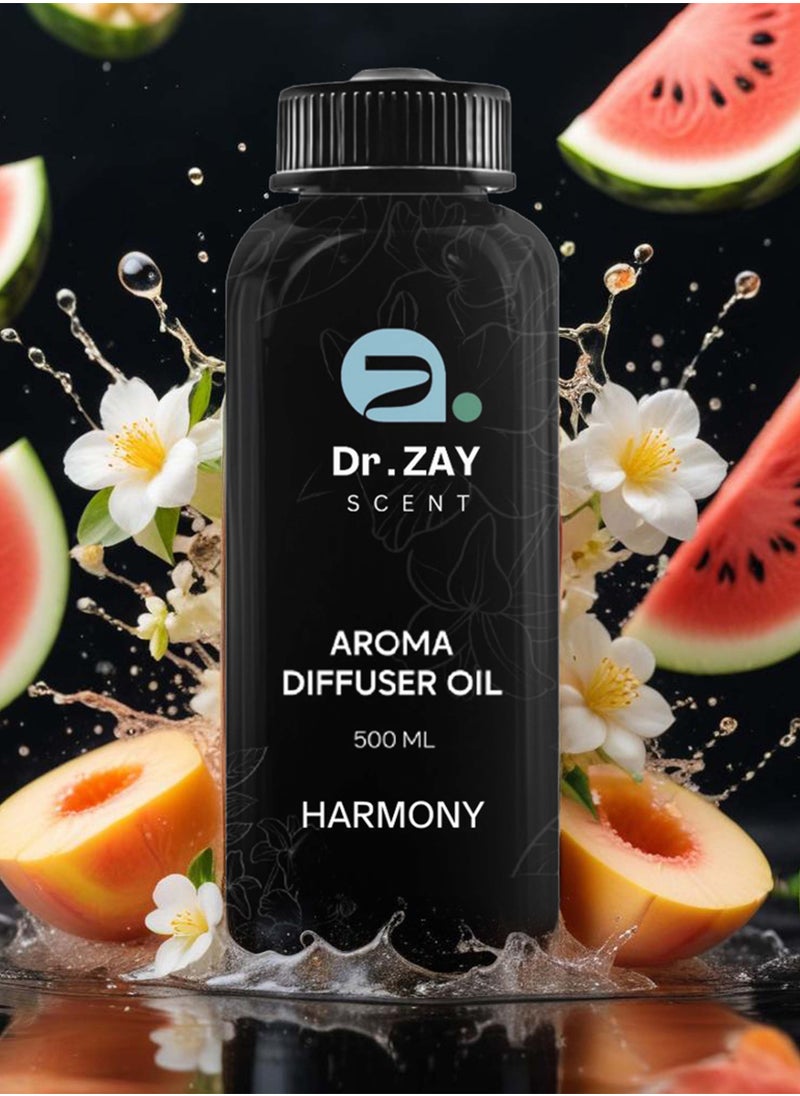 Dr Zayscent Dr. Zay Scent Dr Diffuser Aroma Oil Harmony– 500ml | Oriental Velvet Cedar & Citrus Aromatic Experience | Perfect for Offices, Homes, Shops, Hotel Rooms & Small Lobbies | Made in the UK  - Image 3
