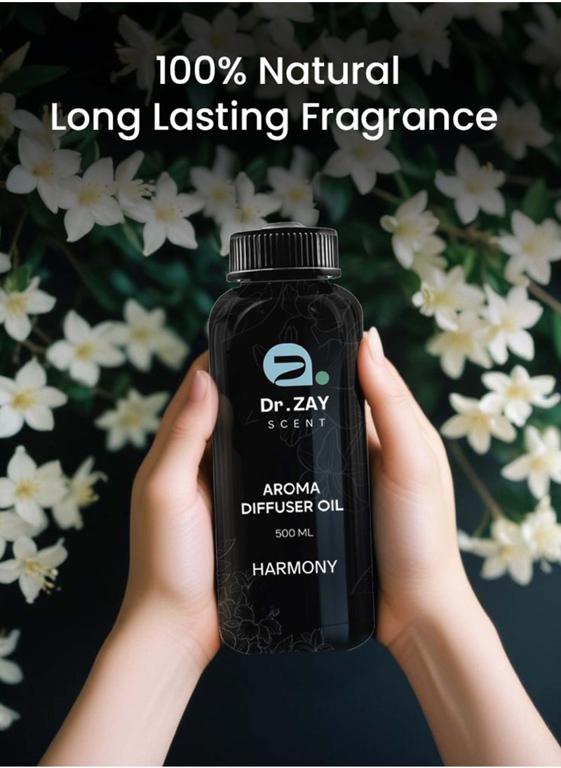 Dr Zayscent Dr. Zay Scent Dr Diffuser Aroma Oil Harmony– 500ml | Oriental Velvet Cedar & Citrus Aromatic Experience | Perfect for Offices, Homes, Shops, Hotel Rooms & Small Lobbies | Made in the UK  - Image 5