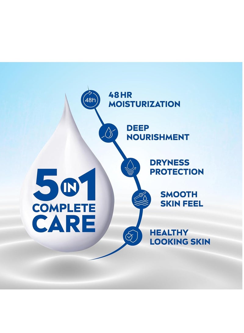 NIVEA Nourishing Body Milk 400ml Body Lotion 48H Moisturization With 2X Almond Oil Smooth and Healthy Looking Skin For Very Dry Skin - Image 4