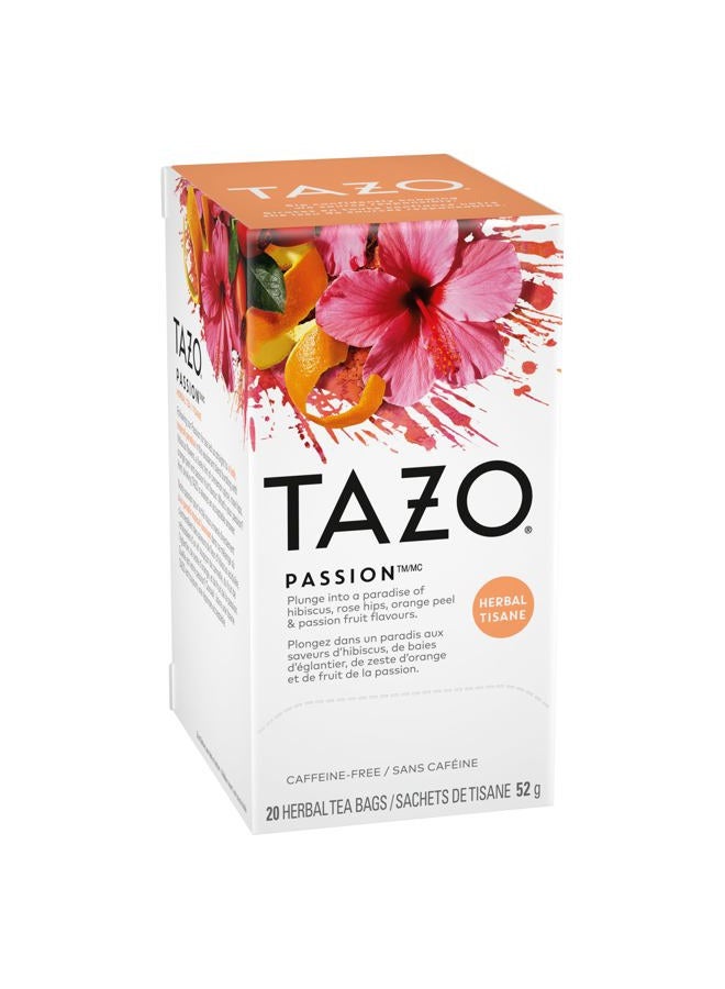 Tazo Tea, Passion Tea, Tea Bags, 20 ct - Image 2