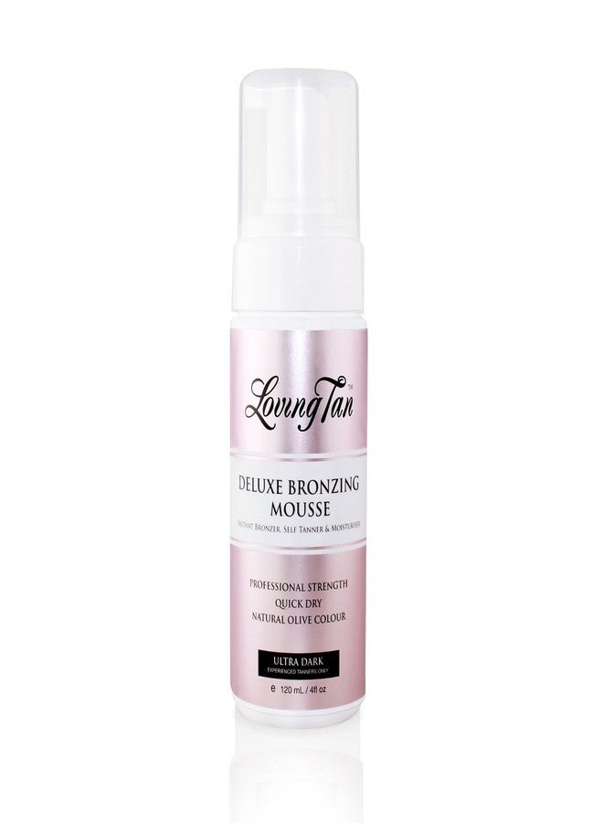 Loving Tan Deluxe Self Tanning Bronzing Mousse, Ultra Dark - Streak Free, Professional Quality Sunless Tanning - Up to 5 Self Tanner Applications per Bottle, Cruelty Free - 4 FL Oz - Image 1