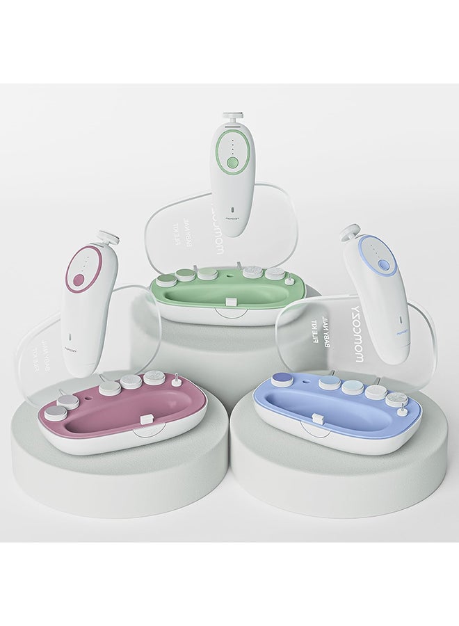 Momcozy Rechargeable Baby Nail File Kit - Pink - Image 4