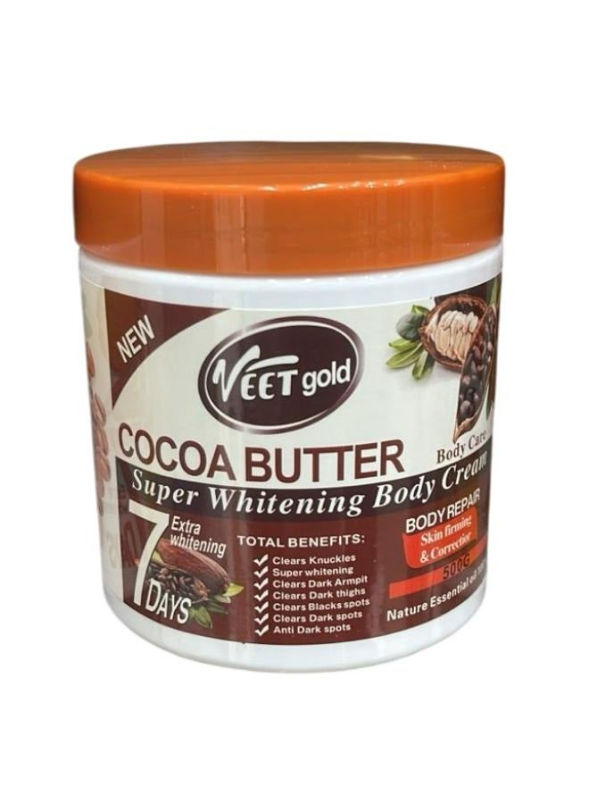 فيت جولد كريم تبييض الجسم الفائق بزبدة الكاكاو 500 جم