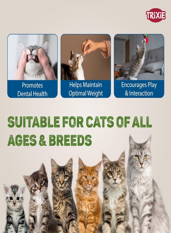 تريكسي مكافآت تريكسي بريميو للقطط، لذيذة وغنية بالعناصر الغذائية، مكافآت صحية للقطط، مناسبة لجميع سلالات القطط - 50 غرام، (مكعبات دجاج) لجميع مراحل حياة القطط - Image 5