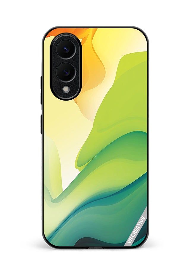 VR CREATIVE Protective Case Cover For Samsung Galaxy S25 Edge Abstract Design Multicolour