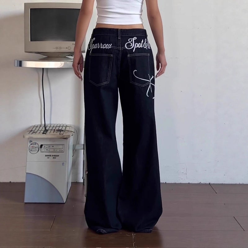 Unisex Casual Daily Denim Jeans - Image 1