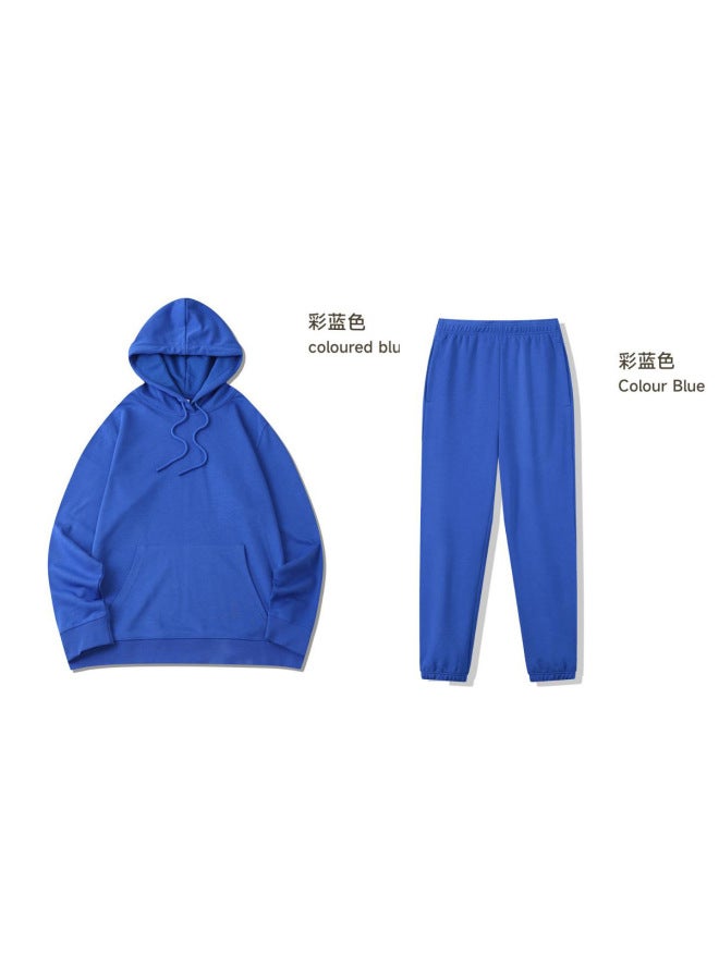 Autumn And Winter Sportswear Suit Group Pure Cotton Games Two-piece Top Training Clothing Long-sleeved Adult Sweatshirt Customization
