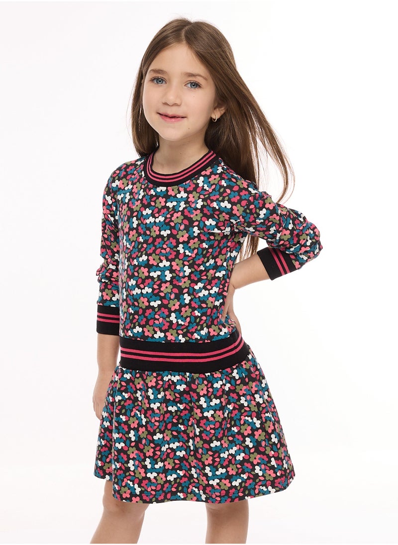 فكتور اند جين فستان مطبوع بألوان متعددة - Image 3