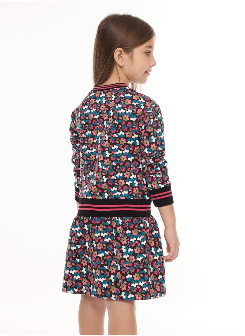 فكتور اند جين فستان مطبوع بألوان متعددة - Image 5