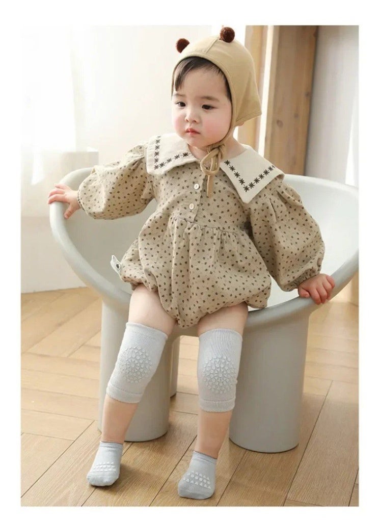 Thin Anti-Slip Baby Knee Pads Protector Cover Sets for Crawling Convenient Baby Pad Knee Socks - Image 2