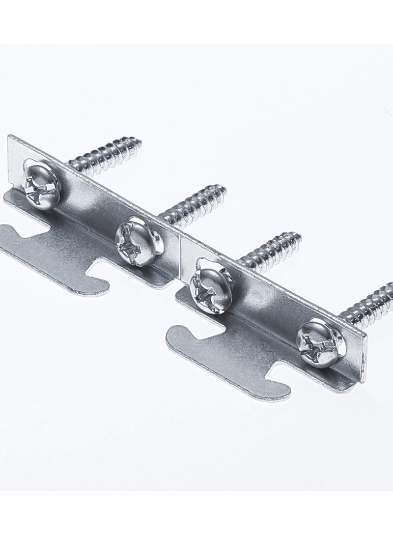 Curtain Rod Bracket Curtain Hooks, Accessories Spreader Wall Bracket Hooks Adjustable Curtain Rod Sets with Screws Support Hanger for Home Kitchen Supplies (10 Sets), Convenient to Use - Image 4