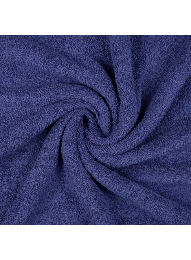 ترايدنت مناشف ترايدنت قطنية ١٠٠٪ للحمام | مناشف حمام كبيرة الحجم - ناعمة وماصة | ٤٥٠ جرامًا للمتر المربع | منشفة حمام واحدة للرجال/النساء | أوربان كومفورت | ٧٠ سم × ١٤٠ سم - لون أزرق بحري جديد - Image 4