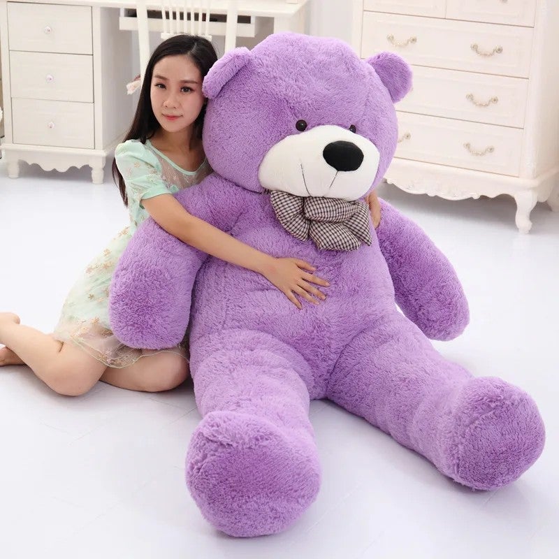 Y&D Big Bear Teddy Bear Doll 1.6m Plush Panda Hugging Bear Stress Relief Toy for Girls' Birthday - Image 3