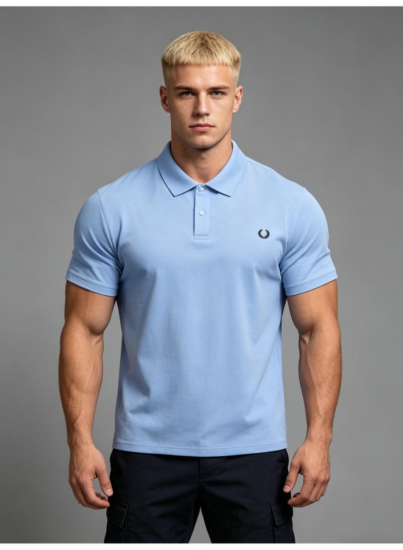 فريد بيري Fred Perry unisex laurel wreath logo Polo shirt, breathable cotton short sleeves, classic loose casual models for men and women. - Image 5
