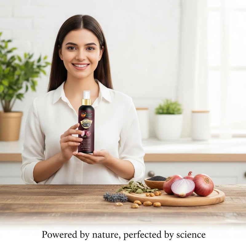 HERBS BOTANICA زيت شعر البصل الأحمر من هيربس بوتانيكا مع زيت الحبة السوداء، الجوجوبا، الأركان، شجرة الشاي، خشب الصندل، الورد - أساسيات نمو الشعر والتحكم في تساقط الشعر، 6.76 أونصة سائلة - Image 4