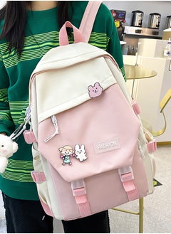 Sharpdo Backpack Cute Kawaii Backpack School Supplies Laptop Bag for Teens Girls Women Students Pink  - Image 3