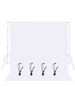 Emart 8.5x10ft White Photo Backdrop for Photography, Large Plain White Drapes Party Background Curtain | Polyester Fabric | White Screen Sheet Video Studio Portrait Photoshoot Parties