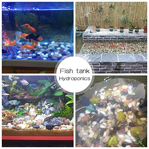 Voulosimi 18 LBS River Rock Stones, Natural Decorative Polished Mixed Pebbles Gravel,Outdoor Decorative Stones for Plant Aquariums, Landscaping, Vase Fillers - Image 3