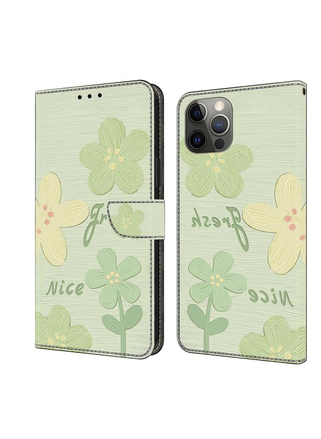 Zaboon Case For iPhone 11 Pro Fresh Painted Leather Phone Case - Image 1