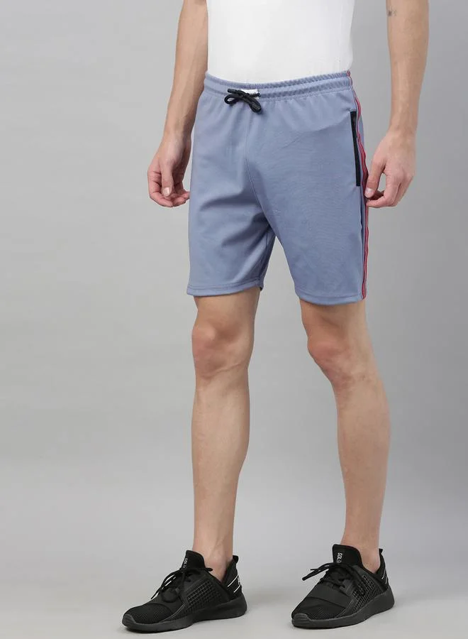 Bushirt Side Tape Drawstring Shorts with Zipped Pockets by Styli