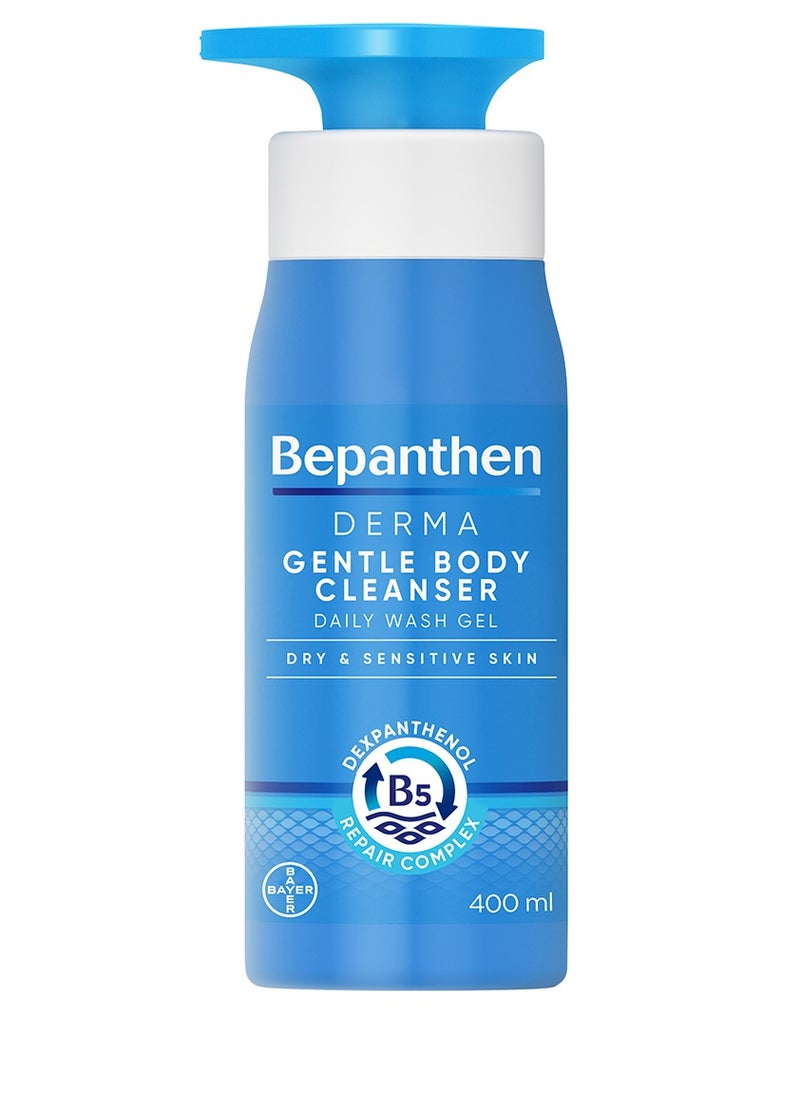 Bepanthen - Derma Gentle Body Cleanser Daily Wash Shower Gel For Dry Sensitive Skin 400ml - Image 1