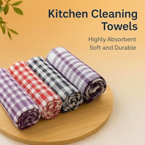VRCT Highly Absorbent Big Size 20X20inch 100% Cotton Multipurpose Kitchen, Chapatis Napkin and Cleaning, Cotton Kitchen Towel Duster, Kitchen Clothes for Roti Pack of 3 - Image 3