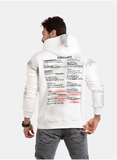 WHITE RABBIT Printed Hooded Neck Long Sleeve Sweatshirt  - Image 4