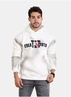 WHITE RABBIT Printed Hooded Neck Long Sleeve Sweatshirt  - Image 1