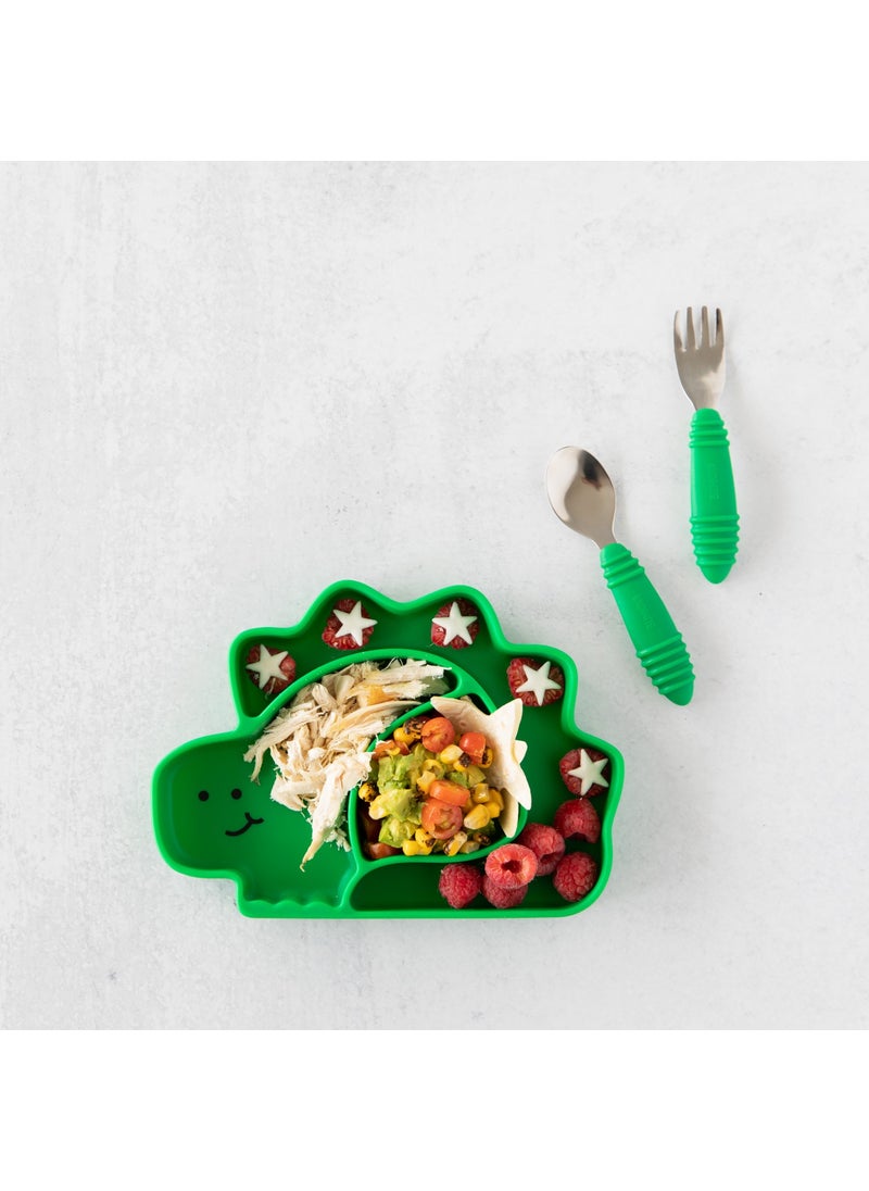 BUMKiNs Silicone Vacuum Plate - Dinosaur  - Image 1