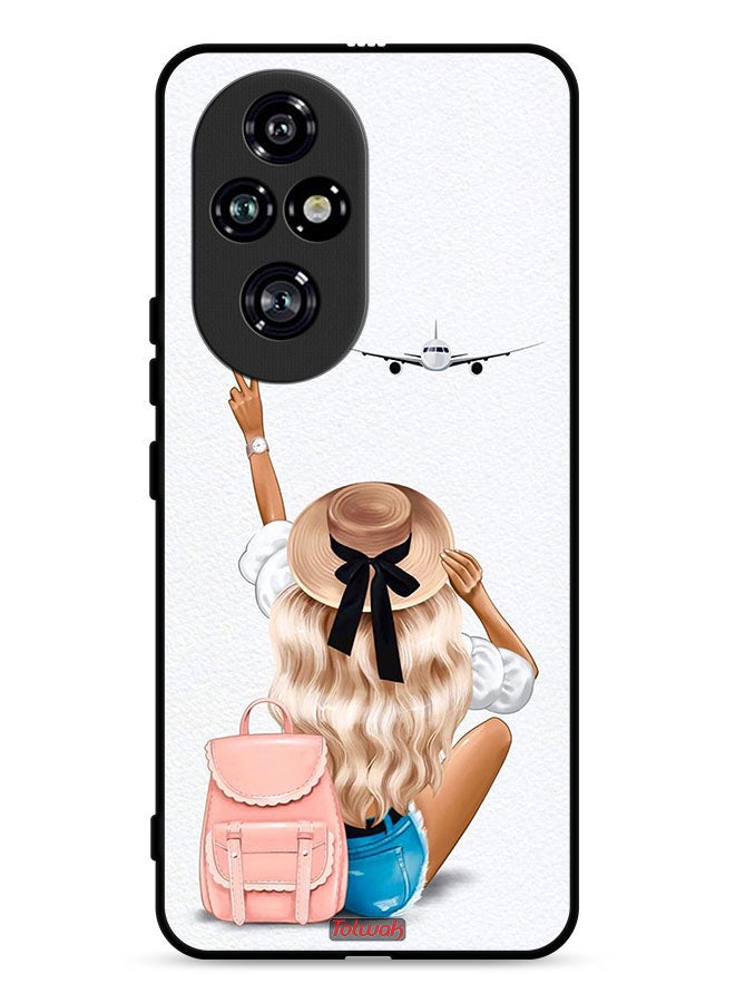 Tolwak Honor 200 Pro 5G Protective Case Cover Girl Love Travel - Image 1
