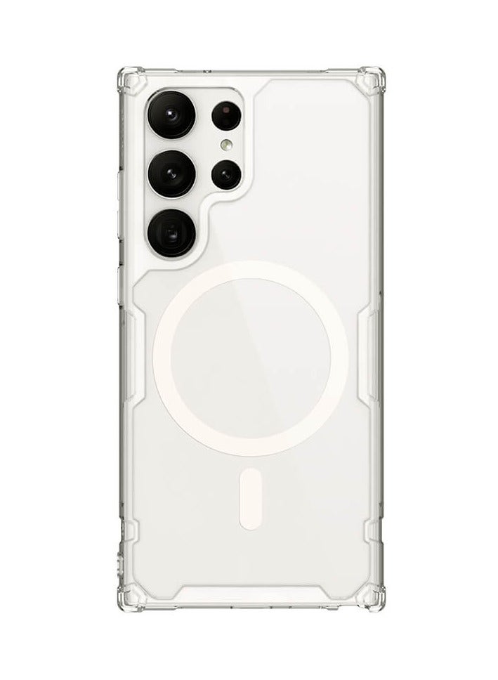 Nillkin nature series tpu cover Compatible with MagSafe for Samsung Galaxy S23 Uitra - Clear - Image 2