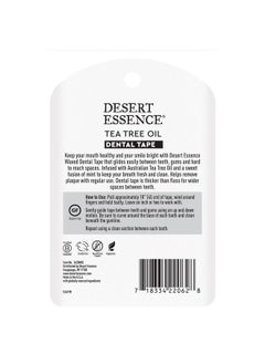 Tea Tree Oil Dental Tape 30 Yards Pack Of 2 Naturally Waxed W/Beeswax Thick Flossing No Shred Tape On The Go Removes Food Debris Buildup Crueltyfree Antiseptic - pzsku/ZE85B47B631E5A742CB7AZ/45/_/1719337906/960dffc1-4175-4509-b2a4-b8d4b7d0a752