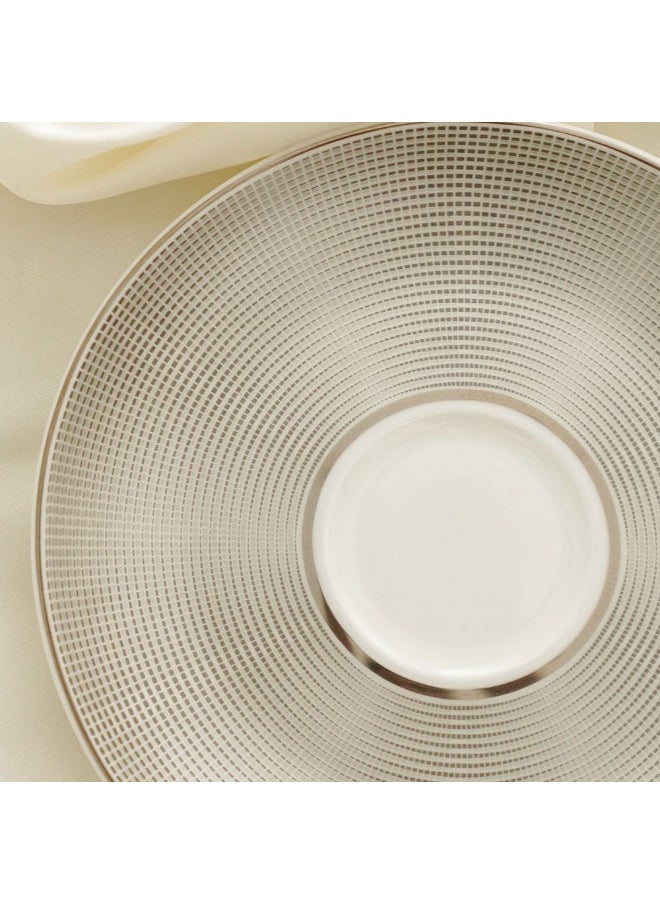 Danube Home Riley Fine Bone China Espresso Cup And Saucer 100Ml Elegant And Durable Perfect For Serving Espresso Or Small Beverages Stylish Design For Home Office Or Special Occasions
