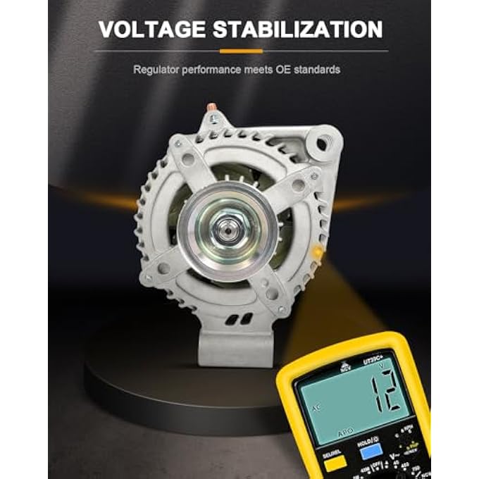 ROADFAR New Alternator Compatible for Jaguar for F-Pace 3.0L 2017-2020,for Jaguar for F-Pace 5.0L 2019-2020,for Jaguar for F-Type 3.0/5.0L 2014-2020, Replace 104210-5360 - Image 4