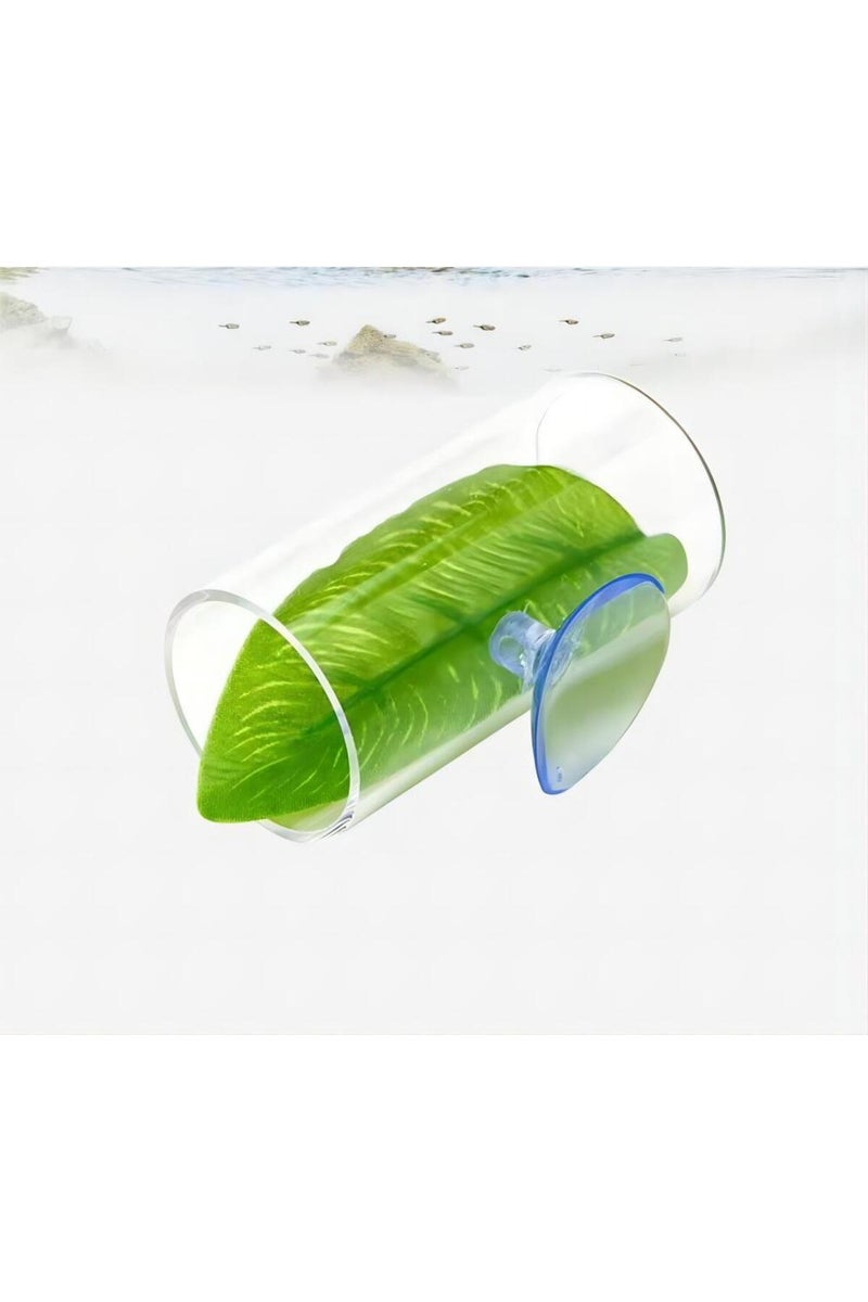 إيروريكس نفق أنبوبي شفاف من الأكريليك لسمكة بيتا، تصميم مجوف لمراقبة أفضل، ديكور لحوض السمك