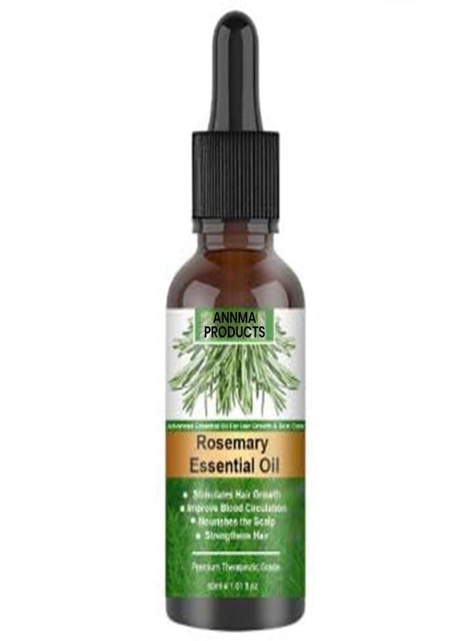 Annma Products زيت إكليل الجبل العطري من آنما برودكتس®، 30 مل، للعناية بالشعر وفروة الرأس | يدعم نمو الشعر وقوته | علاج مغذٍ لشعر أكثر كثافة وصحة | للرجال والنساء - Image 1