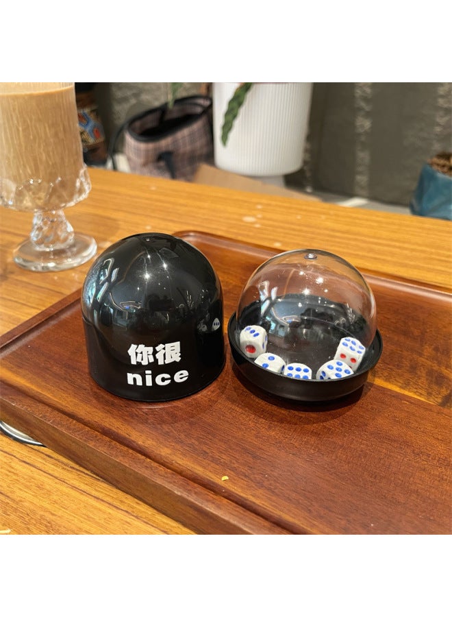 كأس النرد البلاستيكي المضاد للغش، كأس غربال، شخصية بار KTV حفلة طاولة لعبة النرد سدادة الكأس بالجملة