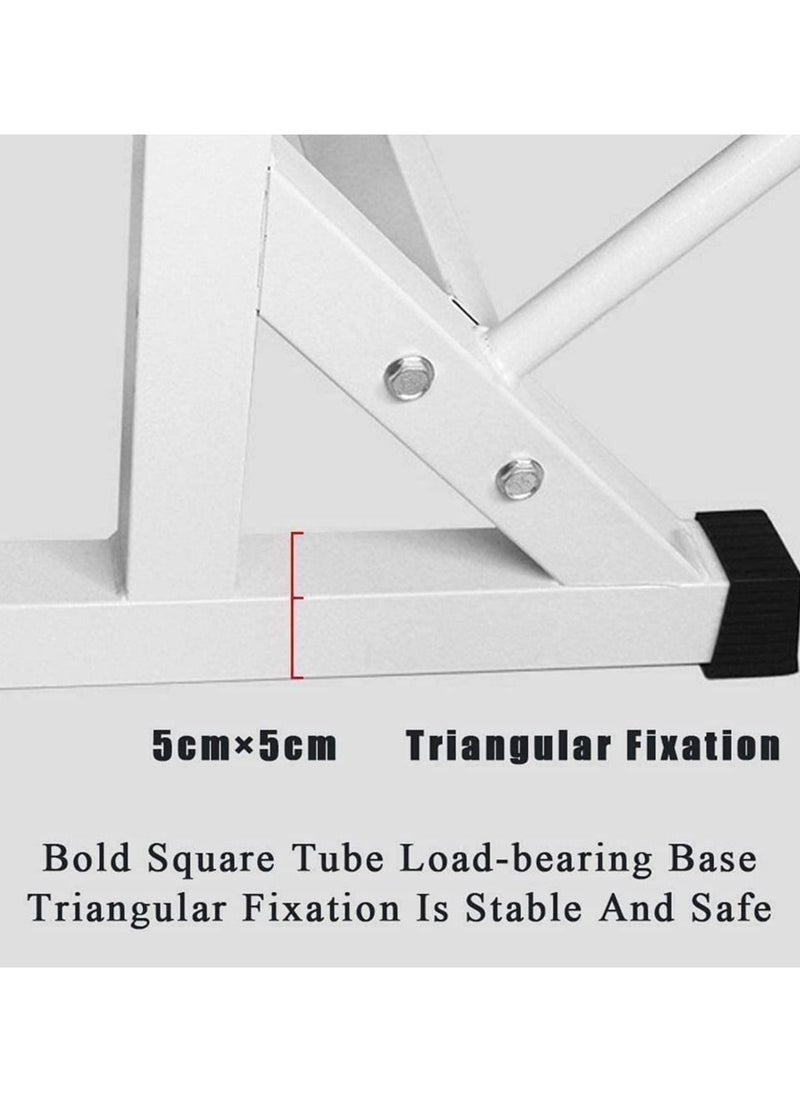 ULTIMAX Adjustable Squat Stands Rack Barbell Stand Home Gym Strength Training  - Image 4