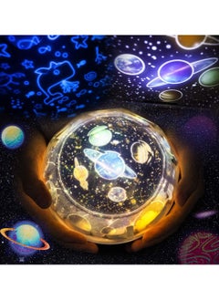Starry Sky Projector Night Light for Kids 360 Rotating Lamp with 5 Film Sets for Romantic Universe Projection
