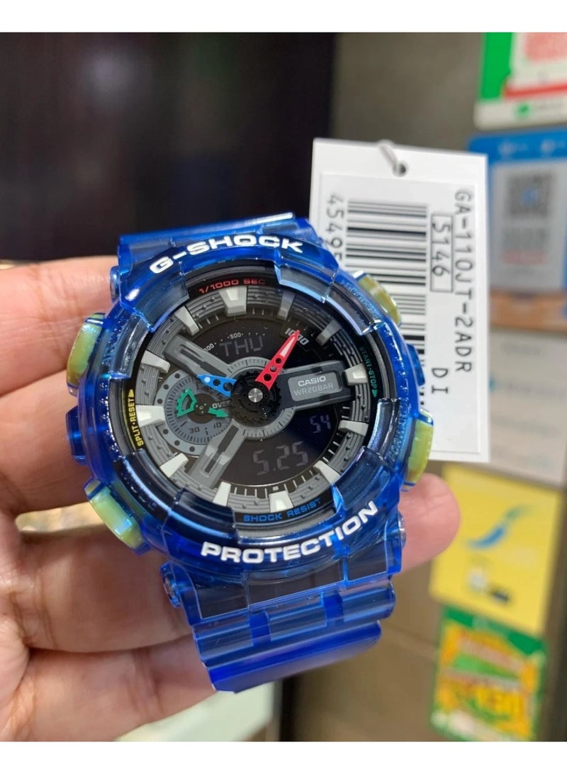 Casio G-SHOCK GA-110JT-2ADR, Analog Digital Watch, Shock Resistant, 200M Water Resistant, LED Light, World Time, 1/1000 Stopwatch, Countdown Timer, 5 Alarms - Image 5